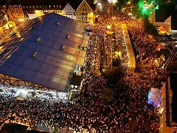 Das Bierfest auf dem Kulmbacher Zentralparkplatz wird es heuer nicht geben. Foto: Archiv/Ingo Bär