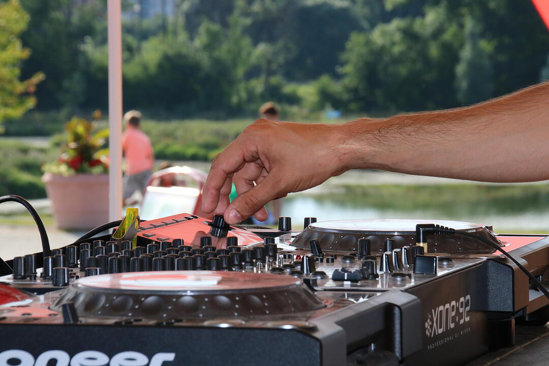 DJ-Session an der Seebühne