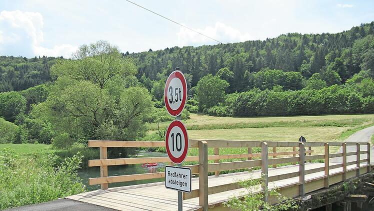 Die Brücke über die Wiesent bei Haag soll ab Frühjahr 2022 erneuert werden.