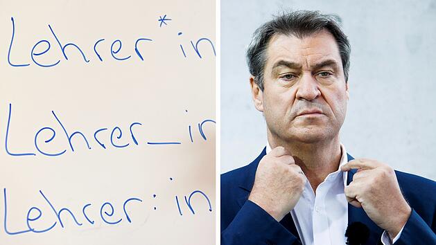 Laut einer Umfrage des Meinungsforschungsinstituts Civey befürworten viele Menschen Söders Forderung nach einem Gender-Verbot in Bayern.