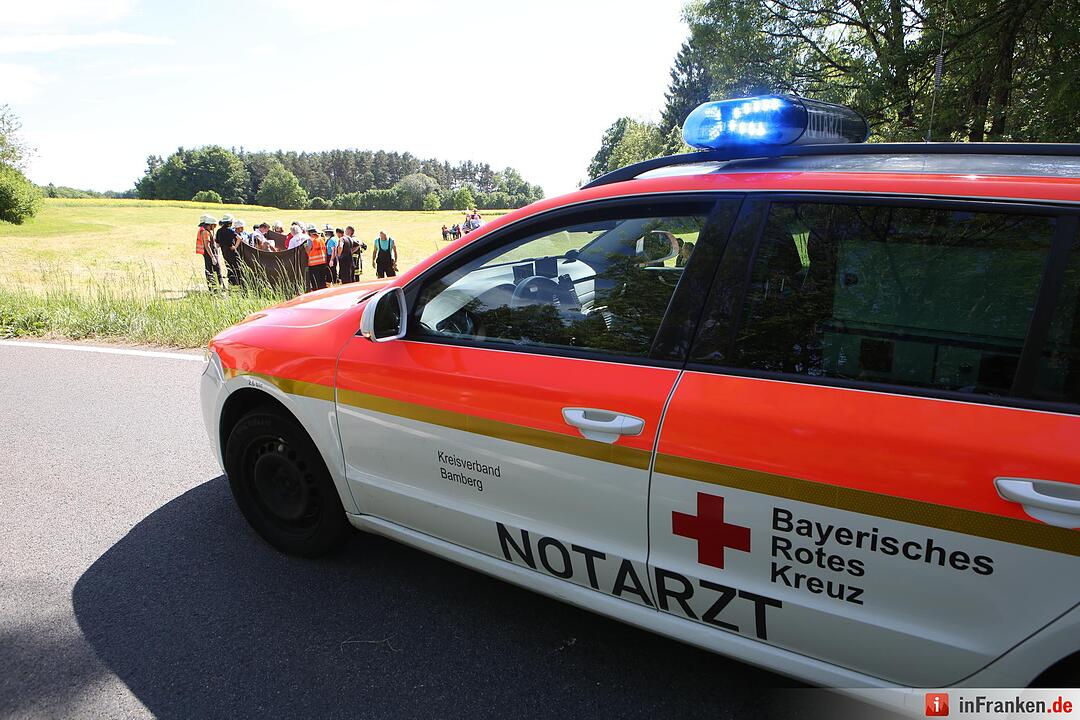Unfall am Würgauer Berg: Motorradfahrer schwer verletzt