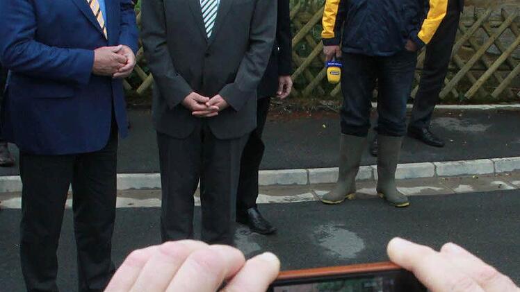 Der Minister als Fotomotiv