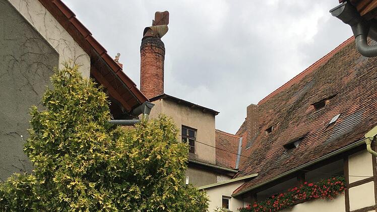 Der   Hof - Bei Greta Diller in HallstadtFoto: A. Schreiber