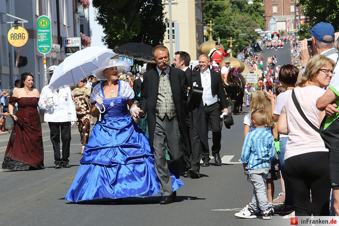 Rakoczyfest in Bad Kissingen mit Umzug; Foto: Barbara Herbst