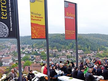 Einen schönen Blick bietet der terroir f -Aussichtspunkt, für den jetzt die Platzordnung festgelegt wurde. Foto: Gerd Schaar/Archiv