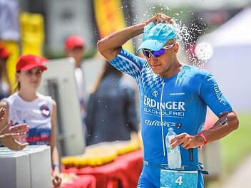 Mit einer soliden Halbmarathonleistung rettete sich Andreas Dreitz bei der inoffiziellen Weltmeisterschaft der Challenge-Family über die Halbdistanz auf Rang 9.  Foto: Activ images