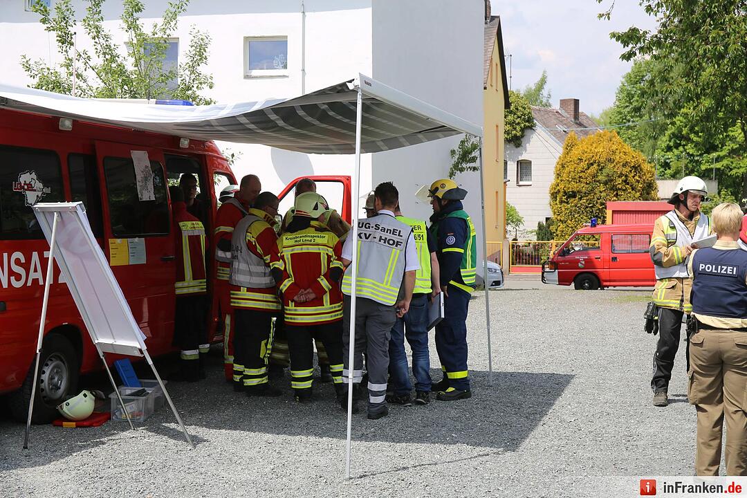 Gasaustritt in Rehau