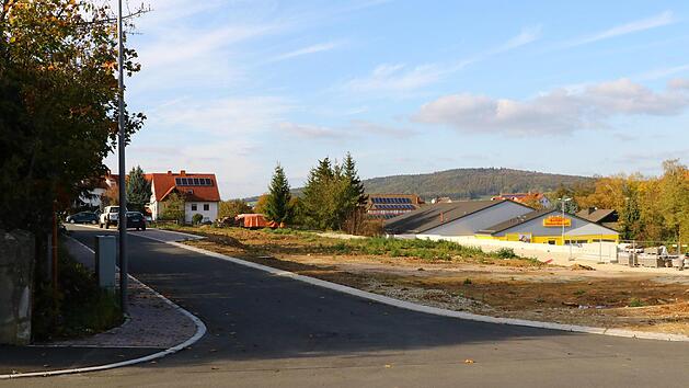 Die bei vier Gegenstimmen nach Sofie Seliger benannte Stra&szlig;e am ehemaligen Hemden-Rost-Gel&auml;nde. Foto: Steffen Huber