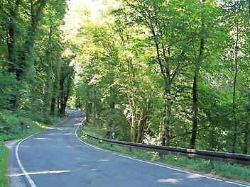 Die kurvenreiche Ramstertalstraße