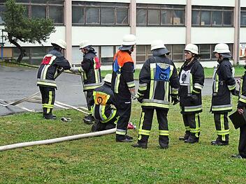 Die Kupferberger Gruppe meisterte die Aufgaben der Leistungsprüfung Löschangriff tadellos. Foto: Klaus-Peter Wulf