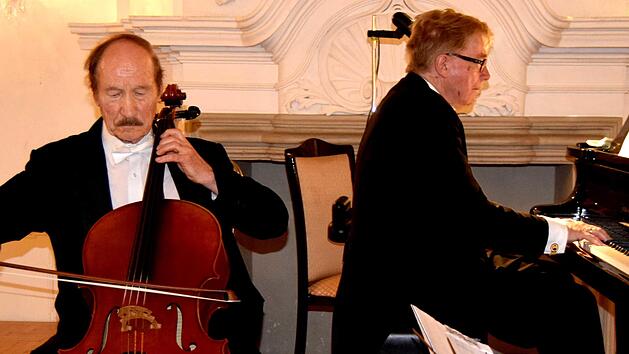 Duokonzert für Klavier und Cello im Kaisersaal mit Hans-Dieter Bauer und Jürgen de Lemos. Foto: Andreas Welz
