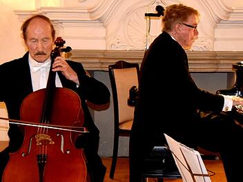 Duokonzert für Klavier und Cello im Kaisersaal mit Hans-Dieter Bauer und Jürgen de Lemos. Foto: Andreas Welz