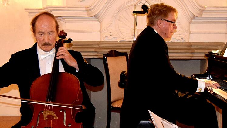 Duokonzert für Klavier und Cello im Kaisersaal mit Hans-Dieter Bauer und Jürgen de Lemos. Foto: Andreas Welz