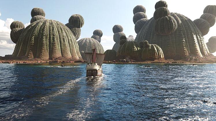 Neue Schaupl&auml;tze, neue Abenteuer: Die zweite Staffel von "One Piece" f&uuml;hrt unter anderem zu den Kaktus-Inseln.