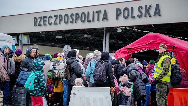 Krieg in der Ukraine - Ukraine-Fl&uuml;chtlinge in Polen