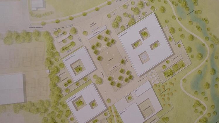 So präsentierten die Numrich Albrecht Klumpp Architekten (Berlin) einst beim Architektenwettbewerb den Entwurf für die neuen Schulen.