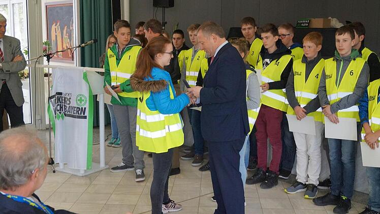 Die Siegerehrung. Foto: Verkehrswacht