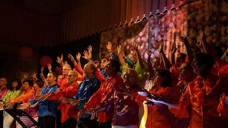 Der Chor Taktzente sorgte beim Auftritt in Maria Bildhausen für große Begeisterung. Foto: Anton Then