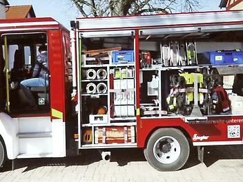 So sieht das Innenleben eines Tragkraftspritzenfahrzeugs mit Wasser (TSF-W) aus. Foto: Jens Feringer