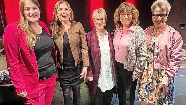 Bei der Veranstaltung im E-Werk (von links): Ronja Endres, Claudia Belzer, Gabriela Heinrich, Martina Stamm-Fibich und Felicitas Traub-Eichhorn.