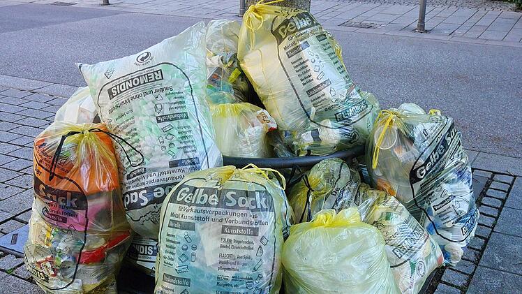 In Nürnberg hat der Gelbe Sack ausgedient und wird durch die Gelbe Tonne ersetzt. Symbolfoto: Letiha/pixabay.com