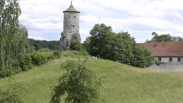 Zwischen Steinerener Beutel und Burg werden am 6. Juni ab 20 Uhr 724 Sänger das Lied "Waischenfeld lebt" singen. Foto: Reinhard Löwisch