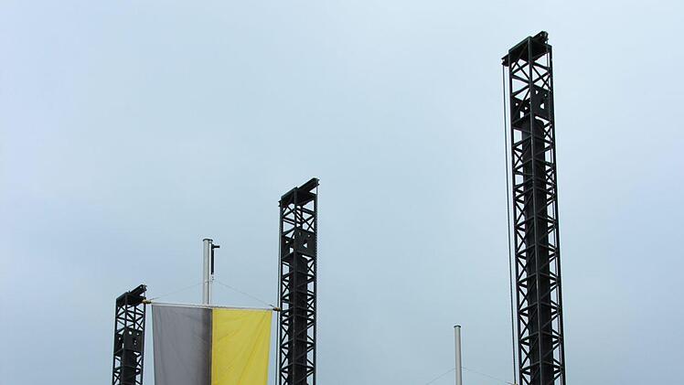 Impressionen vom Aufbau für den HUK-Coburg-Open-Air-Sommer 2018 auf dem Schlossplatz in CoburgOliver Schmidt