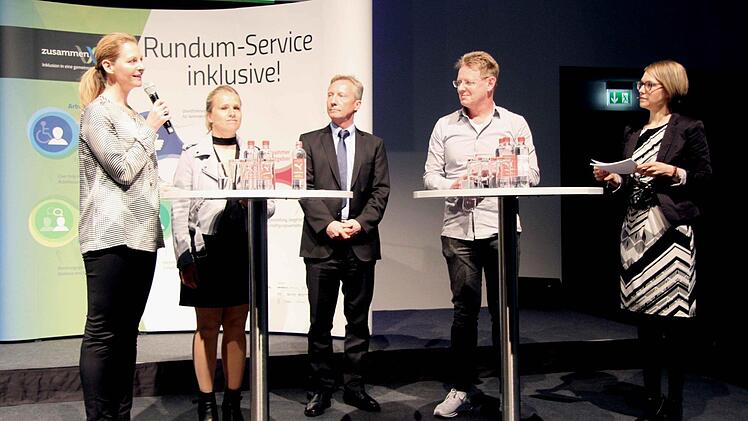 Nadine Küster, Verena Bentele, Walter Hofer, Dietmar Knoess und Angie Stifter (v. l.)  Foto: Richard Sänger