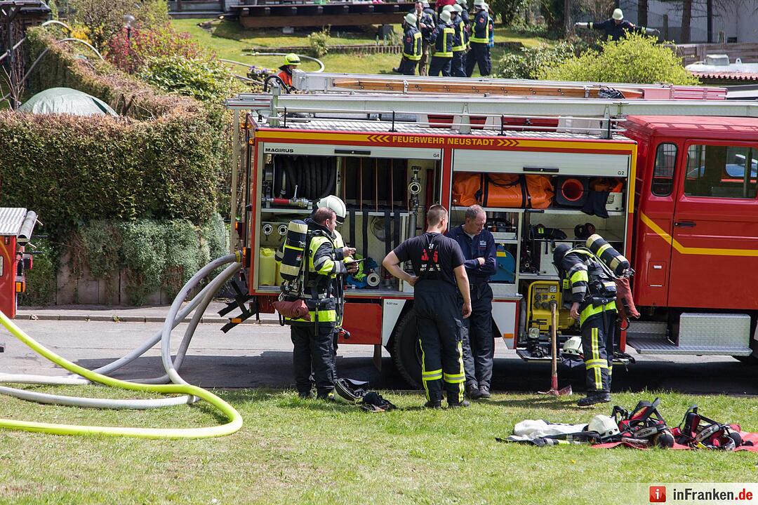 Wohnhausbrand in Neustadt bei Coburg –150.000 Euro Sachschaden
