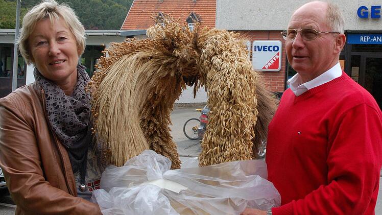 Zehn Jahre bewährte BBV-Spitze, Kreisbäuerin Heidi Bauersachs und Kreisobmann Gerhard Ehrlich. Foto: CT-Archiv, Rainer Lutz