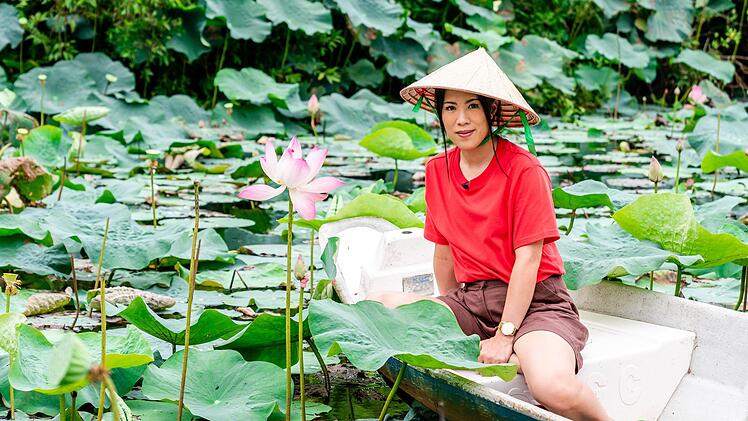 Mai Thi Nguyen-Kim besucht auf ihrer Reise durch Vietnam auch das Mekong-Delta.