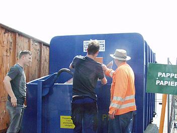 Der Wertstoffhof für das Lichtenfelser Stadtgebiet in Schney soll auf das Betriebsgelände der Firma Panzer und Kraus in die Krappenrother Straße umziehen. Foto: Gerda Völk