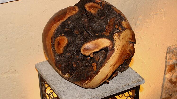 So wird eine Pflaumenwurzel ein Schmuckstück für den Wohnraum. Foto: Günther Geiling