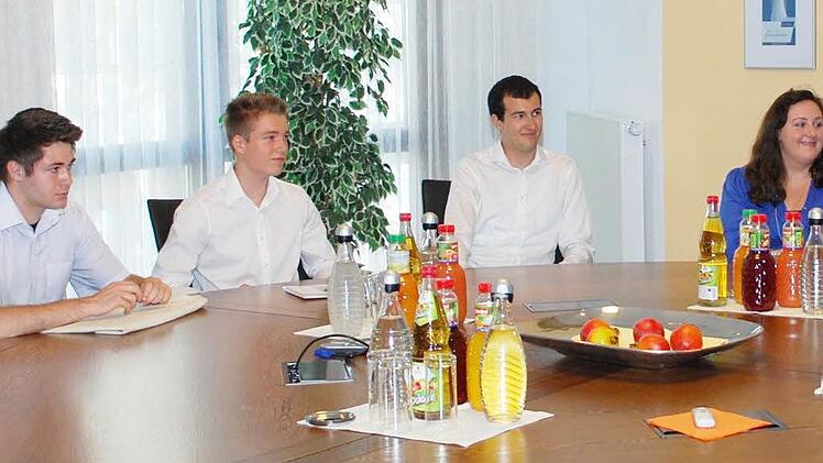 Auszubildende bei der VR-Bank Erlangen-Herzogenaurach-Höchstadt