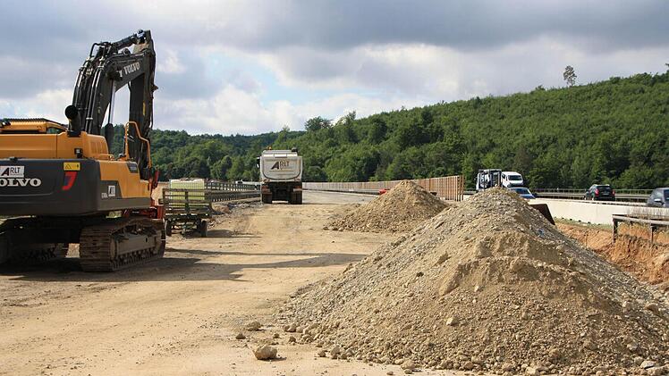 Brückenbau Klöffelsberg an der Autobahn. Foto: Ralf Ruppert