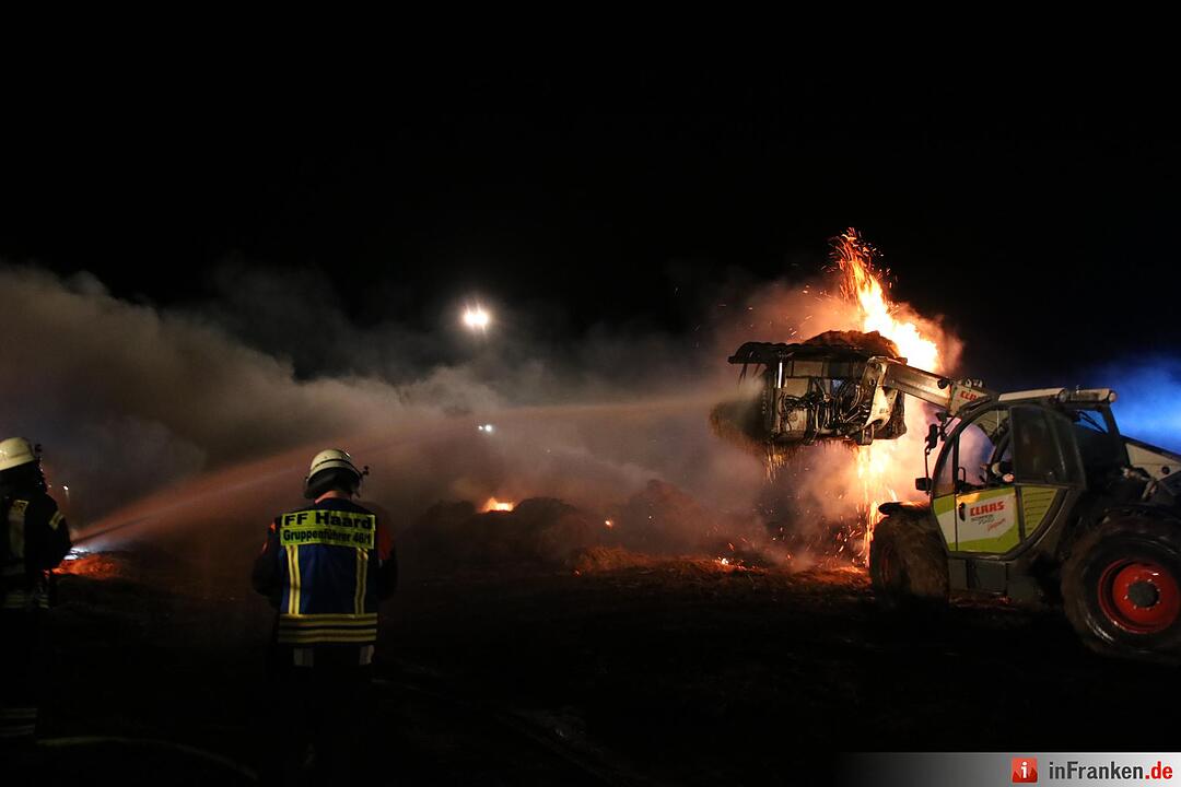 Hoher Schaden bei Stallbrand bei Nüdlingen