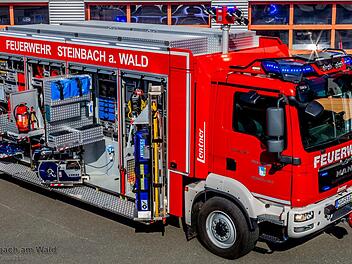 Der neue Rüstwagen "Florian Steinbach am Wald 61/1" ist der ganze Stolz der Steinbacher Wehr. Veronika Schadeck