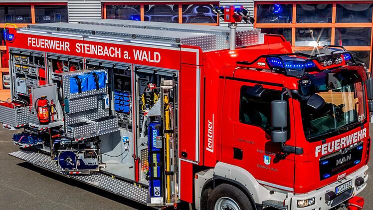 Der neue Rüstwagen "Florian Steinbach am Wald 61/1" ist der ganze Stolz der Steinbacher Wehr. Veronika Schadeck