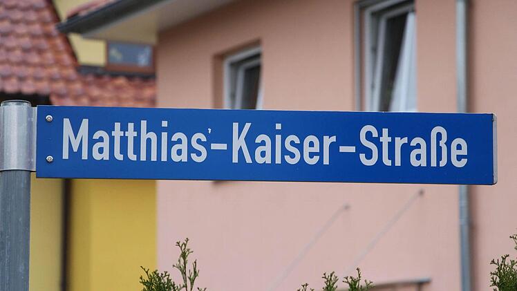 Die Stadt Kronach würdigte ihren einzigen "Märtyrer" Matthias Kaiser immerhin mit einer kleinen Straße.