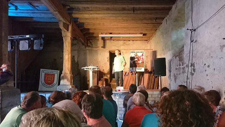 Am Sonntagabend war Kabarett mit Fredi Breunig angesagt.Matthias Dees