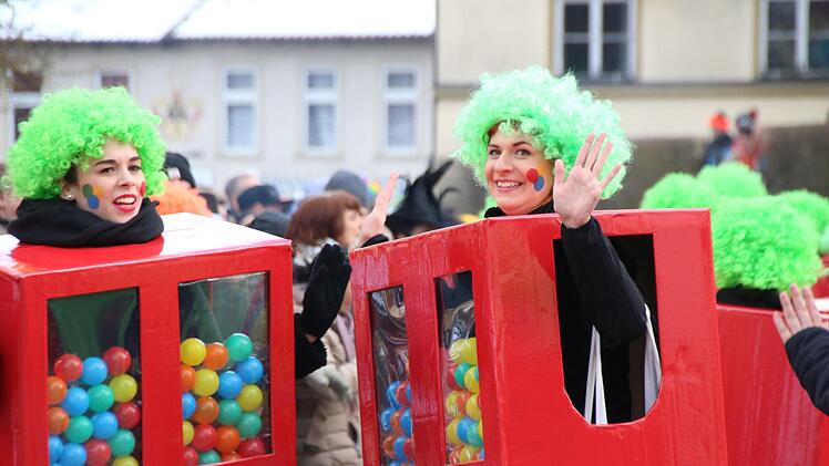 Faschingszug in Poppenlauer.Heike Beudert