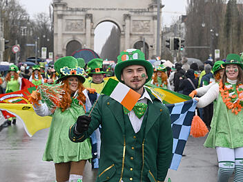 St. Patrick's Day Parade in M&uuml;nchen