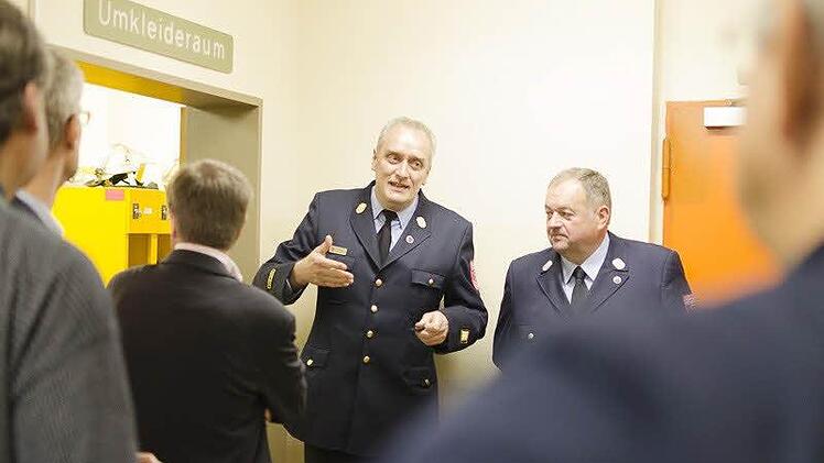 Zu Beginn gab es eine Einführung in das Forchheimer Feuerwehrwesen. privat