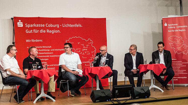 Impressionen vom Regionentalk zum Thema Sportstadt CoburgFoto: Jochen Berger