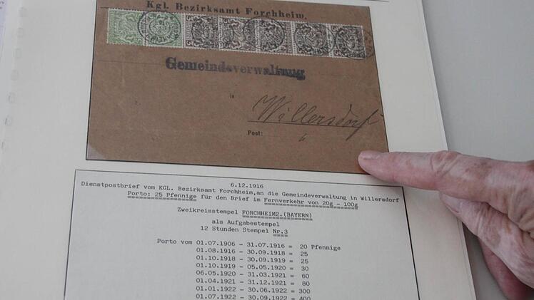 Diese Postkarte wurde 1916 nach Willersdorf gesendet. Fotos: Selina J&ouml;rgensen