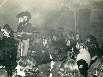 Ein Bild aus den Pionierzeiten des Jazzkellers, das um 1976 entstand. Foto: Jazzclub