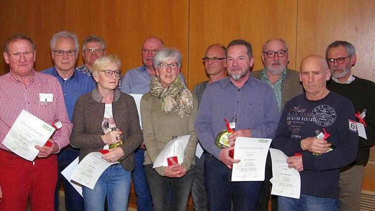 Viele Mitglieder sind schon seit 25 Jahren beim DAV Bad Kissingen. Foto: Klaus Werner