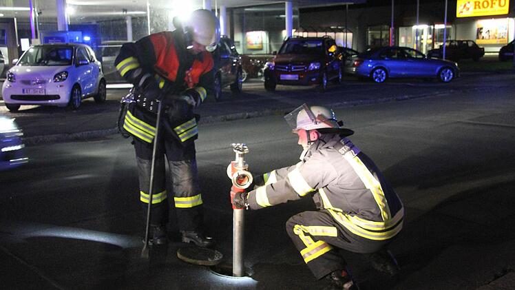 Die Wasserversorgung war innerhalb weniger Minuten gesichert