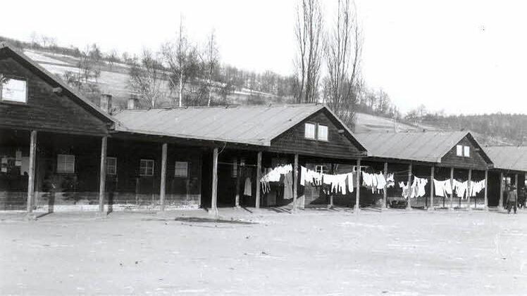 Ein weiterer Blick auf das Lager in Ebelsbach: 40 000 Menschen wurden im Laufe seines Bestehens ab 1945 hier durchgeschleust.
