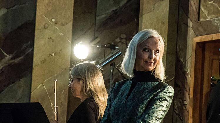 "Lied & Lyrik": Anne Sofie von Otter konzertierte in der Basilika Vierzehnheiligen.Foto: Jochen Berger